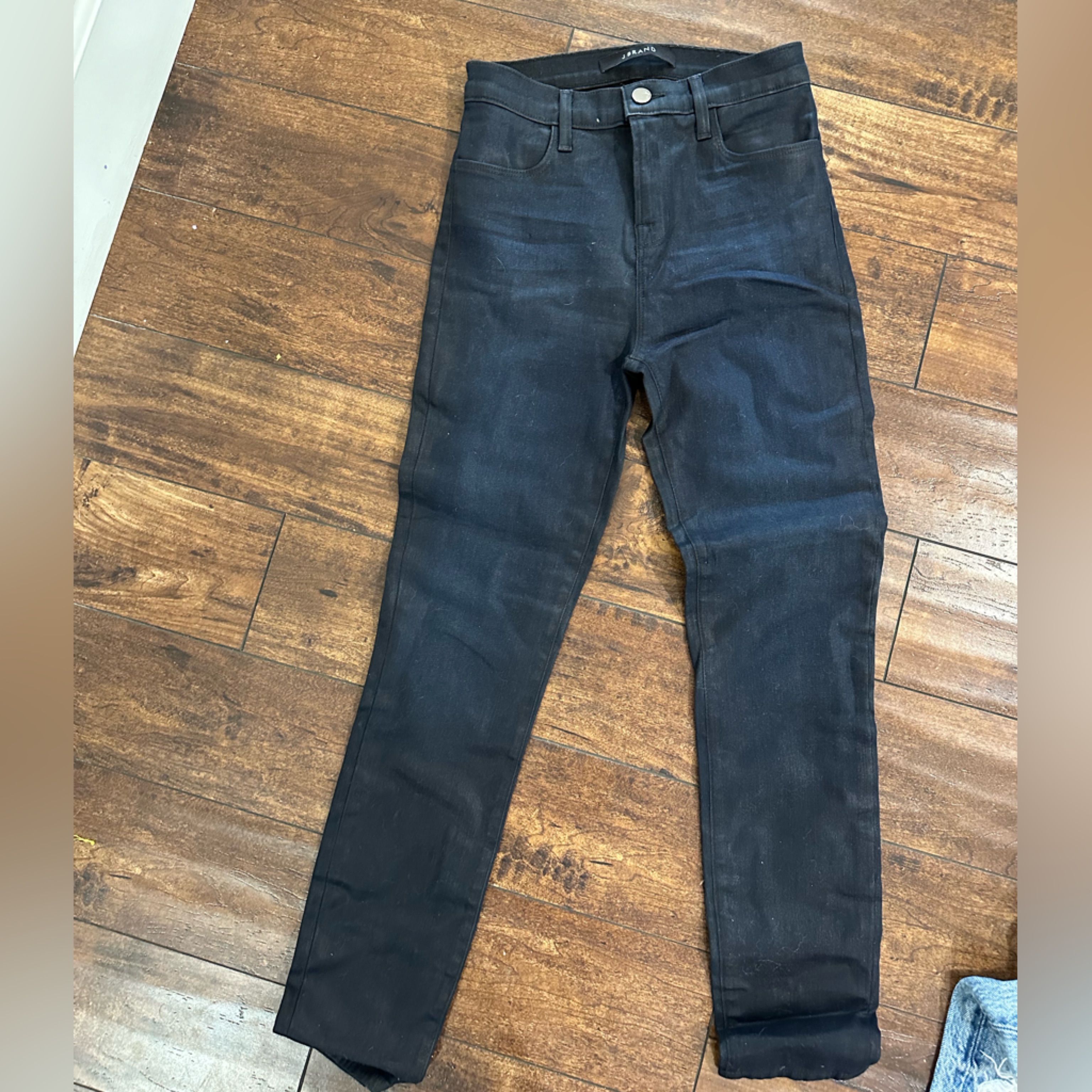 J Brand Alana Black Skinny Jeans Size 26